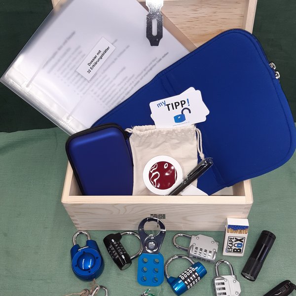 Escape-Box mit Zubehör